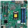 Материнская Плата SuperMicro c224 S1150 4DualDDRIII 2SATAIII 2SATAII PCI-E16x 2PCI-E8x 2LAN1000 SVGA 2USB3 IPMI mATX(X10SLM-F)
