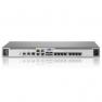 KVM Переключатель HP Server KVM IP Console Switch G2 With Virtual Media CAC 1x1Ex8 8хPC USB/SVGA 8xLAN+7xLAN 4xUSB 19" 1U(580645-001)