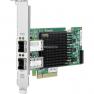 Сетевой Адаптер HP (Emulex) 10GbE Server Adapter 2x10Гбит/сек Dual Port 2xSFP+ Fibre Channel HBA iSCSI LP PCI-E8x 2.0(HSTNS-BN62)