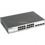 Коммутатор D-Link Ethernet 16port-10/100/1000Mbps 4xSFP 16xRJ45 Smart 2-го уровня 19" 1U(DGS-1210-20)