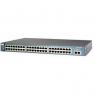 Коммутатор Cisco 48port-10/100Mbps 2port-10/100/1000Mbps 50xRJ45 IOS Layer2 1U 19"(WS-C2950T-48-SI)