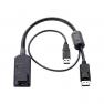 KVM Кабель HP KVM Console USB/Display Port Interface Adapter RJ45 - 1xDP&1xUSB For Server Console G2 Switch(AF654A)