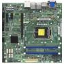 Материнская Плата SuperMicro iQ87 S1150 HT 2DualDDRIII 6SATAIII PCI-E16x3.0 PCI-E4x PCI-E1x VGA DVI HDMI DP 2LAN1000 AC97-8ch 2USB3 mATX 5000Mhz(X10SLQ-L-O)